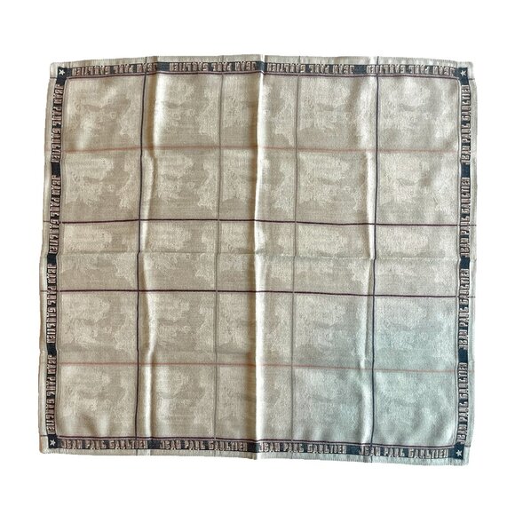 Vintage Jean Paul Gaultier Scarf – Negative Print Grid Design - Picture 1 of 7